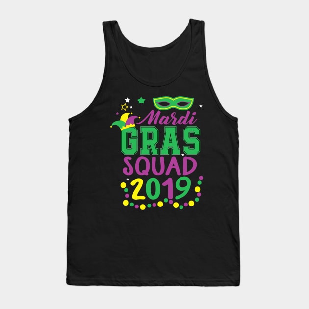 Mardi Gras Squad Tee Tank Top by Danielsmfbb